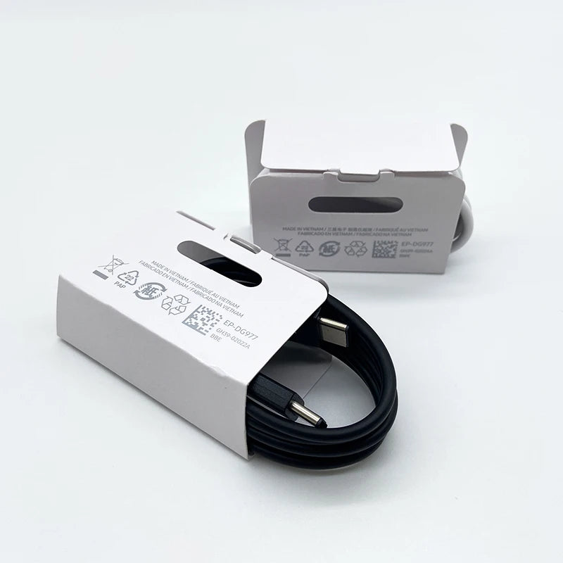 Samsung 25W Super Fast USB Type-C Charger Adapter for Galaxy S24, S23, S20, S21, S22 Plus, A54, A34, Z Flip, and Fold 4, 5, 6